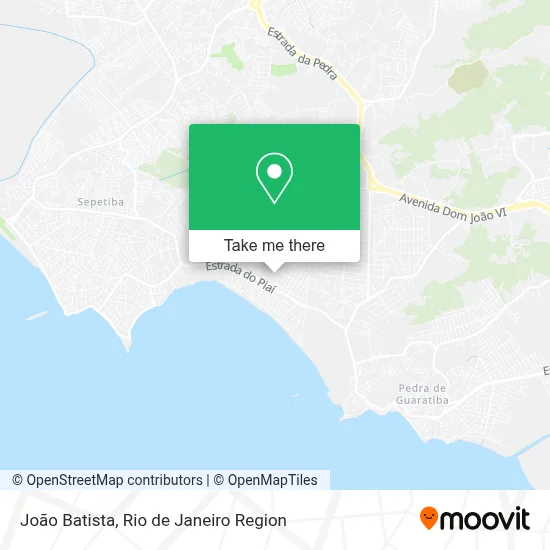 João Batista map