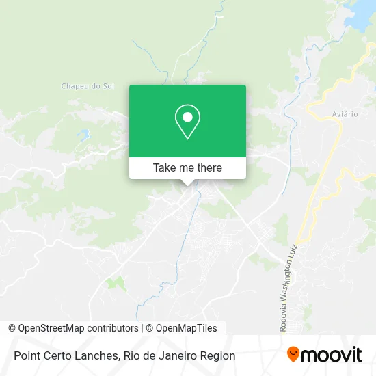 Point Certo Lanches map