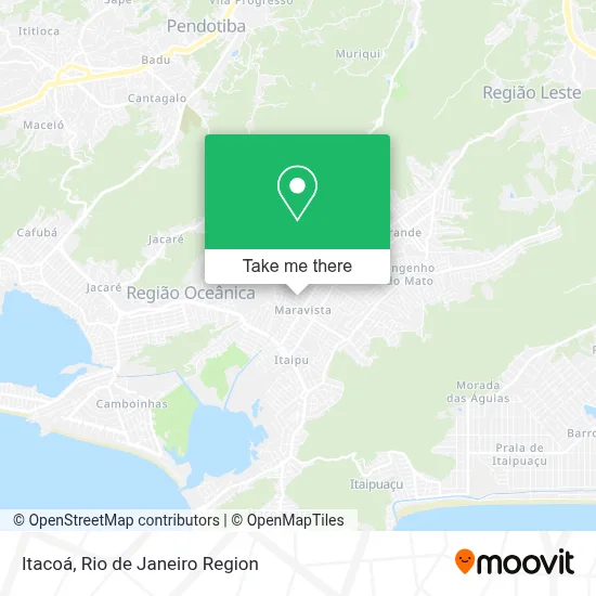 Itacoá map