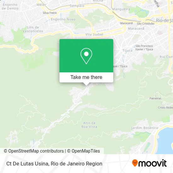 Ct De Lutas Usina map