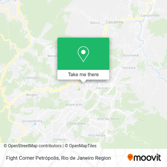 Fight Corner Petrópolis map