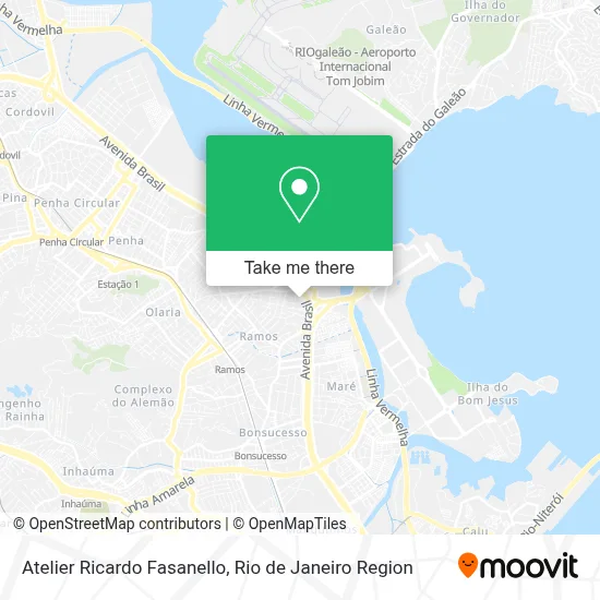 Atelier Ricardo Fasanello map