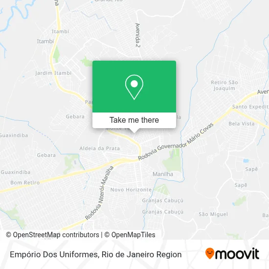 Empório Dos Uniformes map