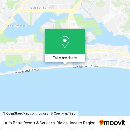Alfa Barra Resort & Services map