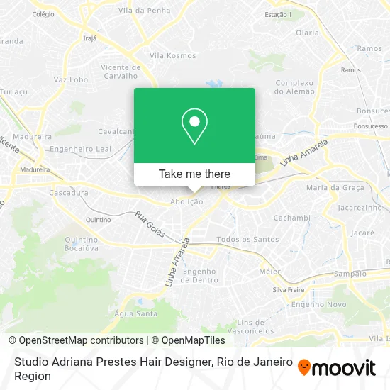 Studio Adriana Prestes Hair Designer map