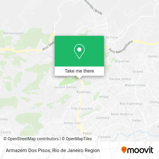 Armazém Dos Pisos map