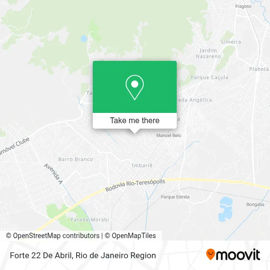 Forte 22 De Abril map