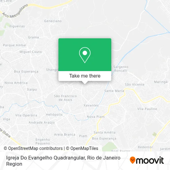 Igreja Do Evangelho Quadrangular map