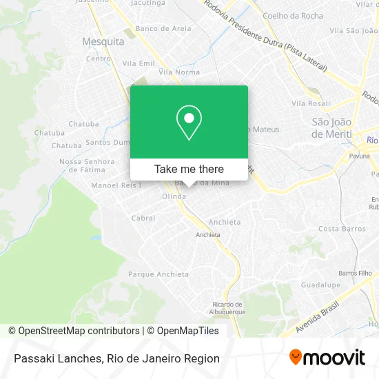 Passaki Lanches map