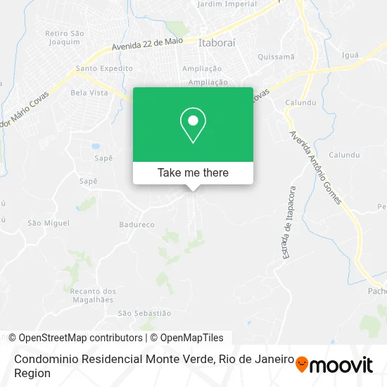 Condominio Residencial Monte Verde map