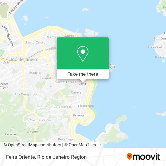 Feira Oriente map