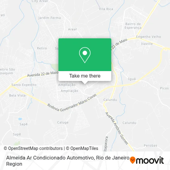 Almeida Ar Condicionado Automotivo map