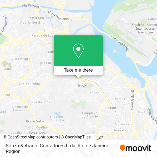Souza & Araujo Contadores Ltda map