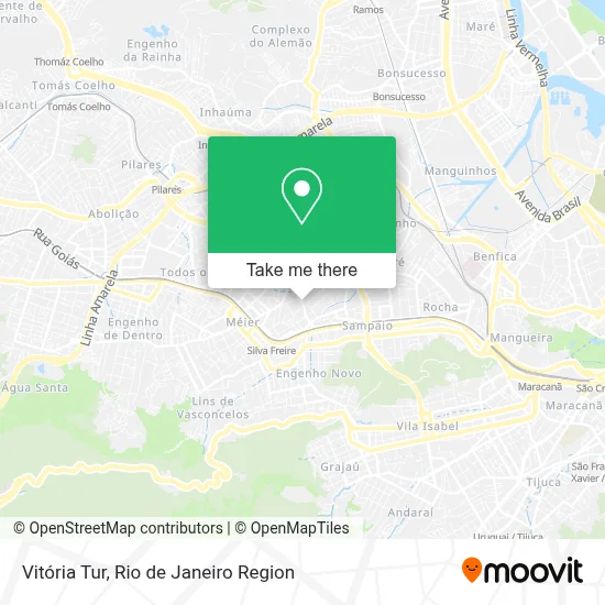 Vitória Tur map
