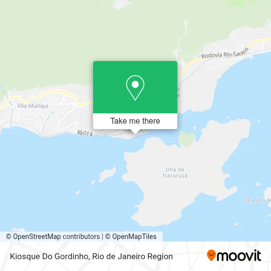Kiosque Do Gordinho map