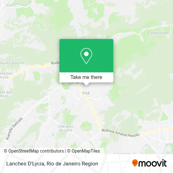 Lanches D'Lycia map