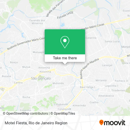 Motel Fiesta map