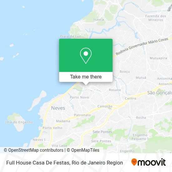 Full House Casa De Festas map