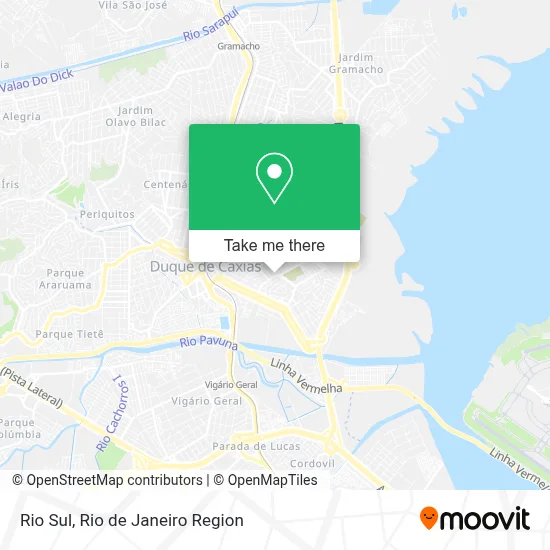 Rio Sul map
