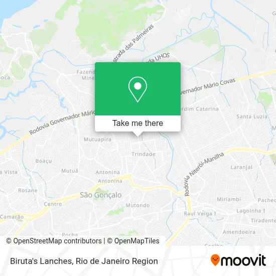 Biruta's Lanches map