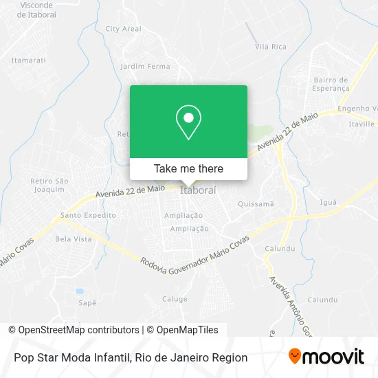 Pop Star Moda Infantil map