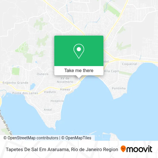 Tapetes De Sal Em Araruama map