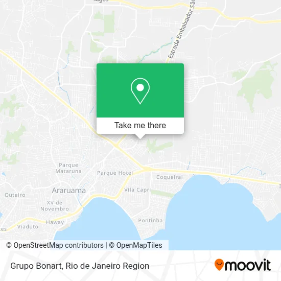 Grupo Bonart map