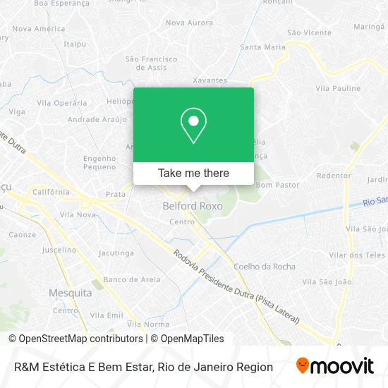 R&M Estética E Bem Estar map