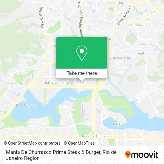 Mania De Churrasco Prime Steak & Burger map