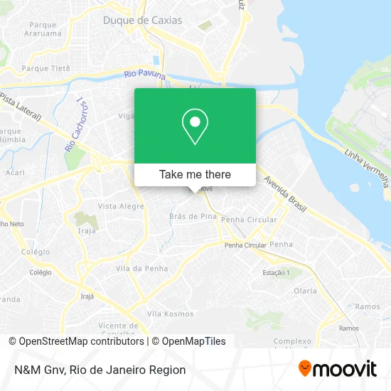 N&M Gnv map