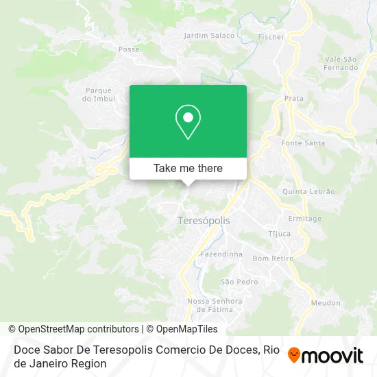 Doce Sabor De Teresopolis Comercio De Doces map