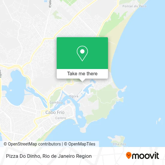 Pizza Do Dinho map