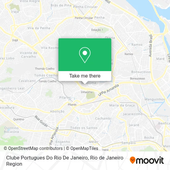 Clube Portugues Do Rio De Janeiro map