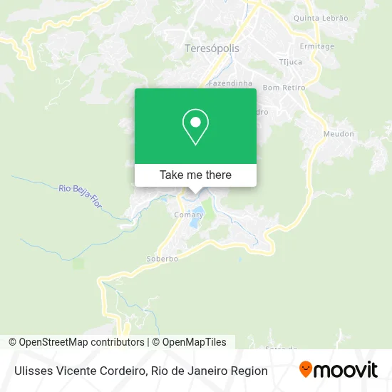 Ulisses Vicente Cordeiro map