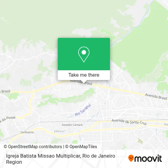 Igreja Batista Missao Multiplicar map