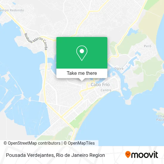 Pousada Verdejantes map