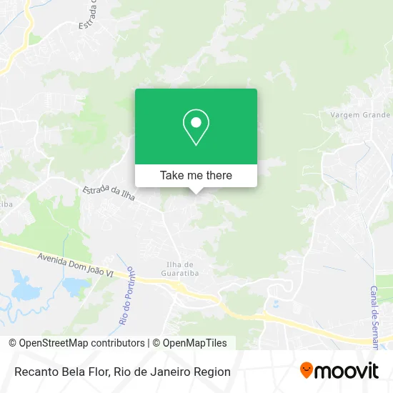 Recanto Bela Flor map