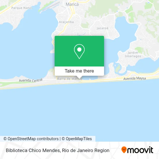 Biblioteca Chico Mendes map