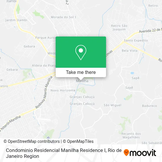 Condominio Residencial Manilha Residence I map