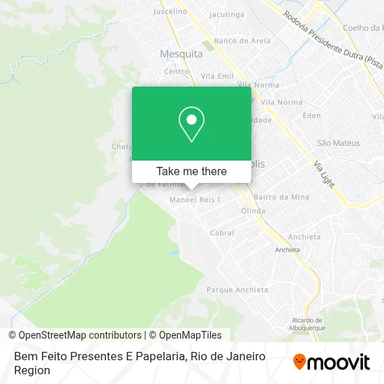 Bem Feito Presentes E Papelaria map