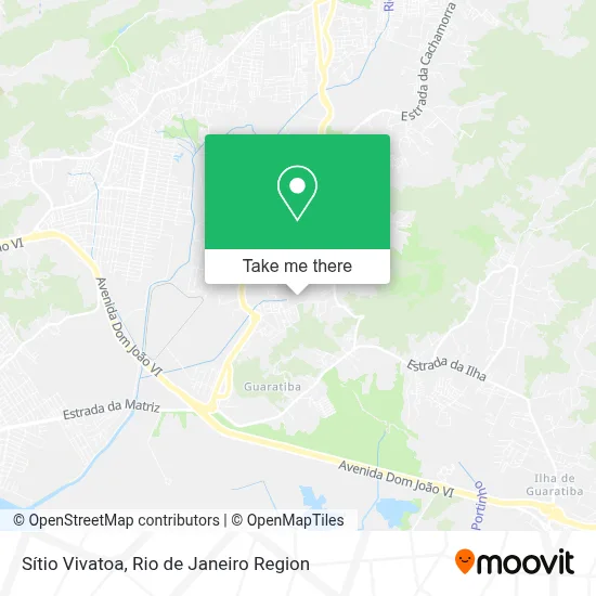 Sítio Vivatoa map