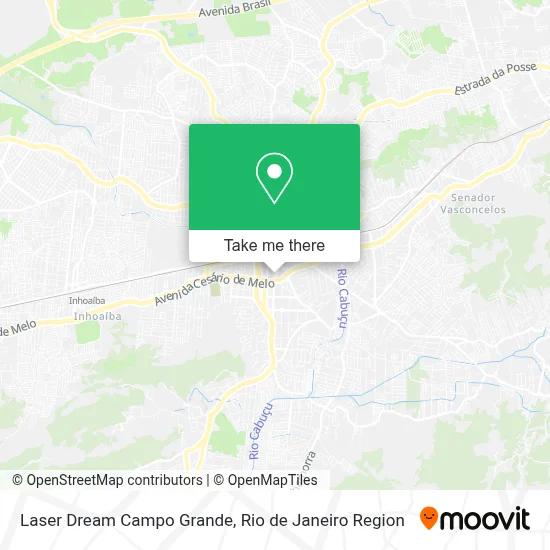 Laser Dream Campo Grande map