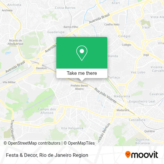 Festa & Decor map
