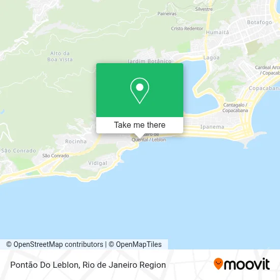 Pontão Do Leblon map