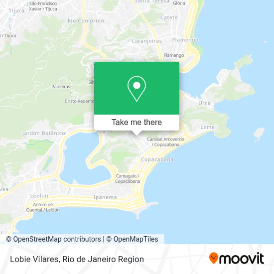Lobie Vilares map