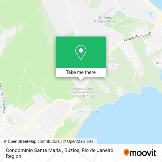 Condomínio Santa Maria , Búzios map