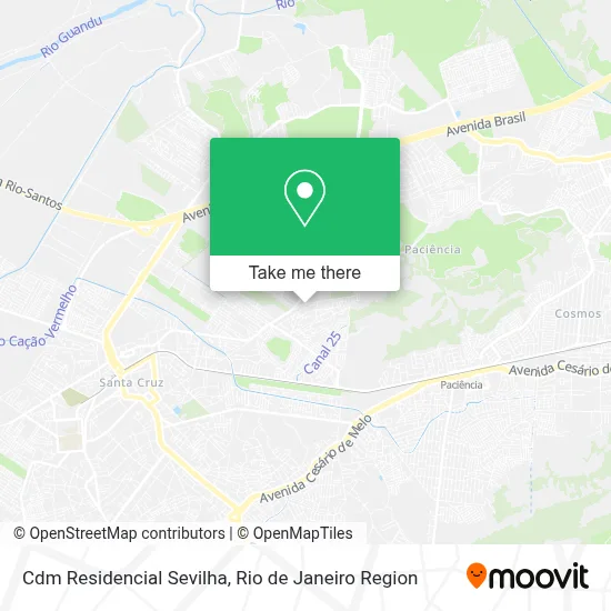 Cdm Residencial Sevilha map