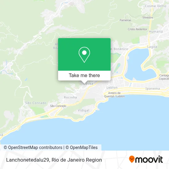 Lanchonetedalu29 map