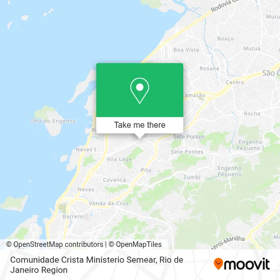 Comunidade Crista Ministerio Semear map