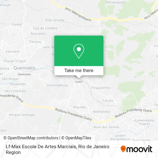 Lf-Max Escola De Artes Marciais map